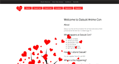 Desktop Screenshot of daisukianimecon.com